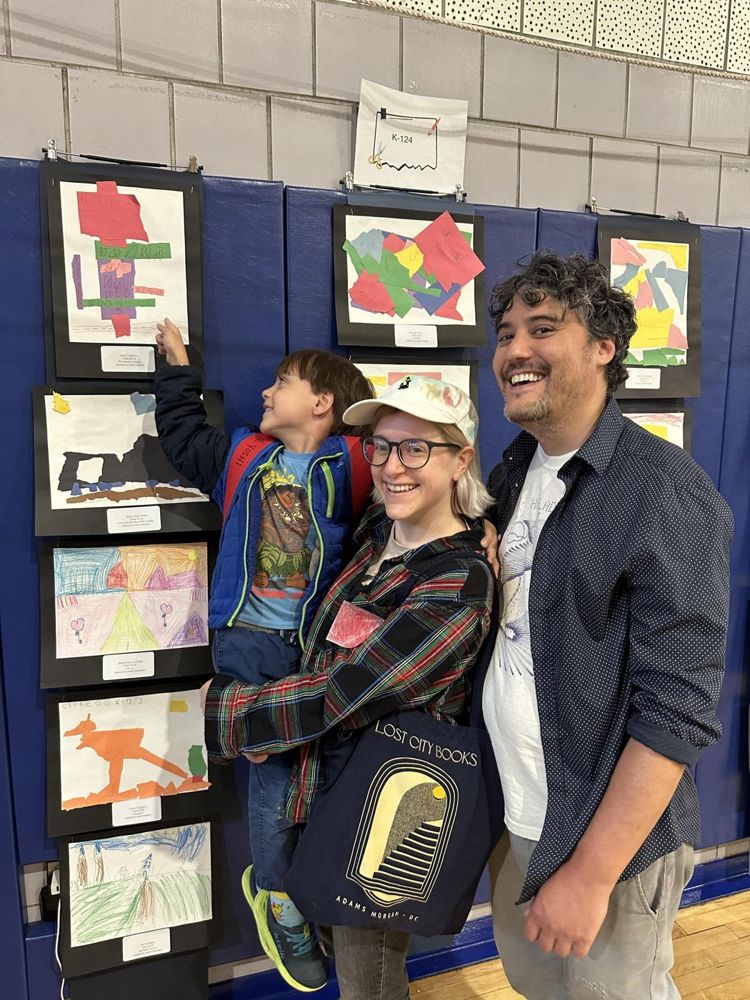 Student artwork on display at the PS 88Q Art Show (photo 3 of 10)