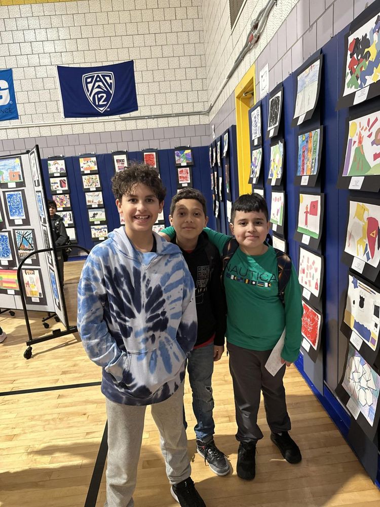 Student artwork on display at the PS 88Q Art Show (photo 8 of 10)